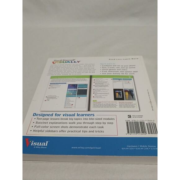 Teach Yourself VISUALLY Samsung Galaxy S6 by Guy Hart-Davis (2015, Trade... - Picture 2 of 8